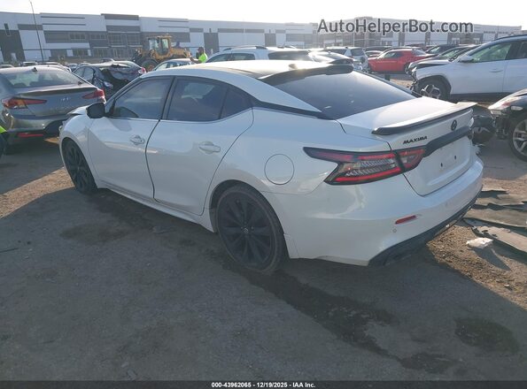 1N4AA6AV3KC371630 2019 NISSAN MAXIMA Белый Задняя левая четверть
