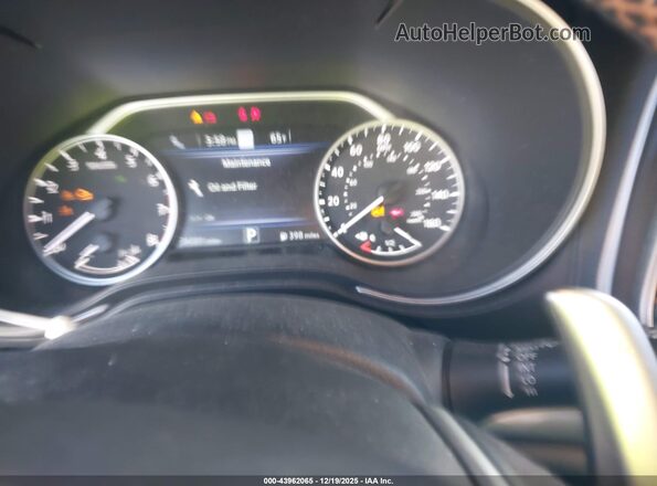 1N4AA6AV3KC371630 2019 NISSAN MAXIMA Белый Вид задних сидений
