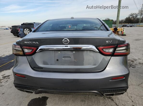 1N4AA6AV6KC370231 2019 NISSAN MAXIMA Серебряный Вид сзади