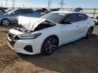 2021 Nissan Maxima Sv White vin: 1N4AA6CV0MC512959