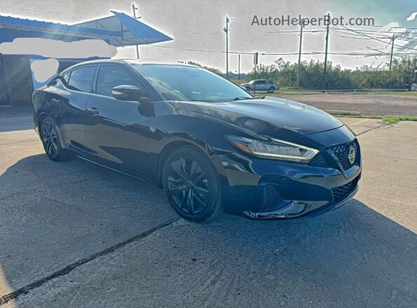 1N4AA6CV2MC504314 2021 NISSAN MAXIMA Black Հետևի ձախ