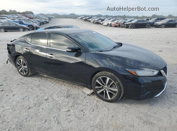 1N4AA6CV2MC508430 2021 NISSAN MAXIMA Черный Передняя правая четверть