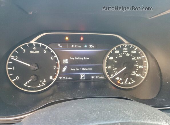 1N4AA6CV6LC368316 2020 NISSAN MAXIMA Black Vista del cuadro de instrumentos