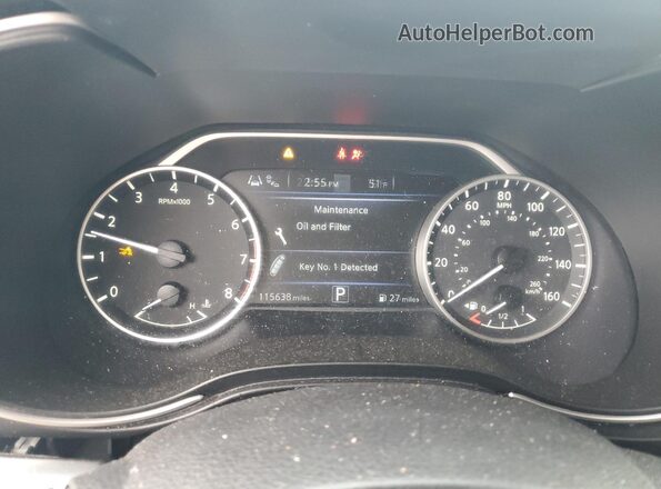 1N4AA6CV7MC506396 2021 NISSAN MAXIMA Черный Вид щитка приборов