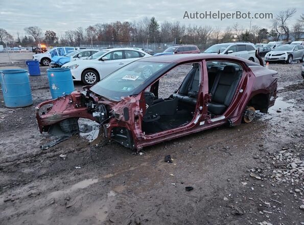 1N4AA6CV9LC384722 2020 NISSAN MAXIMA Red წინა მარცხენა ხედი სამი მეოთხედიდან