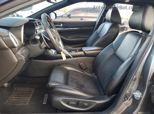 1N4AA6EV2LC378192 2020 NISSAN MAXIMA SR Серый Вид салона спереди