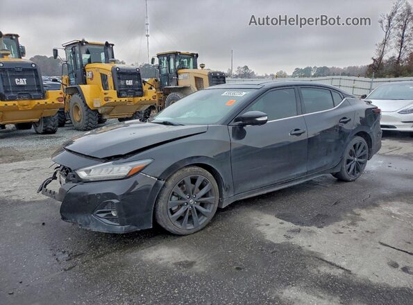1N4AA6EV3LC384678 2020 NISSAN MAXIMA SR Черный Передняя левая четверть