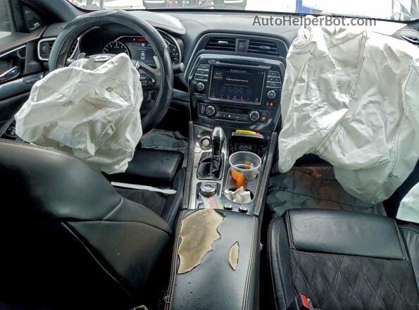 1N4AA6EV3LC384678 2020 NISSAN MAXIMA SR Черный Вид панели приборов
