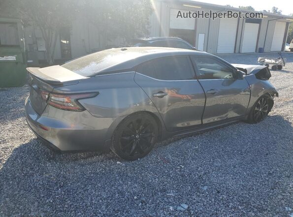 1N4AA6EV7MC514933 2021 NISSAN MAXIMA SR Серый Задняя правая четверть