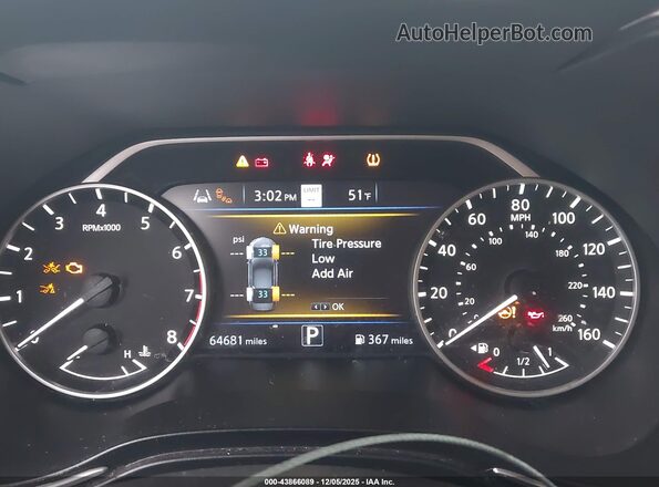 1N4AA6FV3LC366812 2020 NISSAN MAXIMA PLATINUM Черный 
