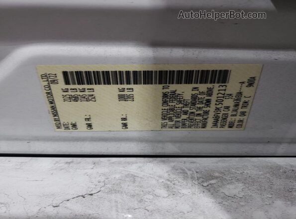 1N4AA6FV3PC501213 2023 NISSAN MAXIMA PLATINUM Розовый Вид подкапотного пространства