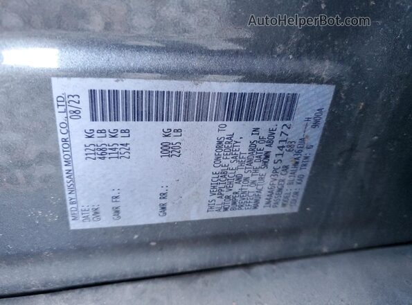 1N4AA6FV3PC514172 2023 NISSAN MAXIMA PLATINUM Серый Вид подкапотного пространства