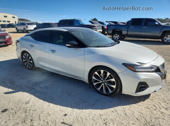 1N4AA6FV9LC377975 2020 NISSAN MAXIMA PLATINUM Белый Передняя правая четверть