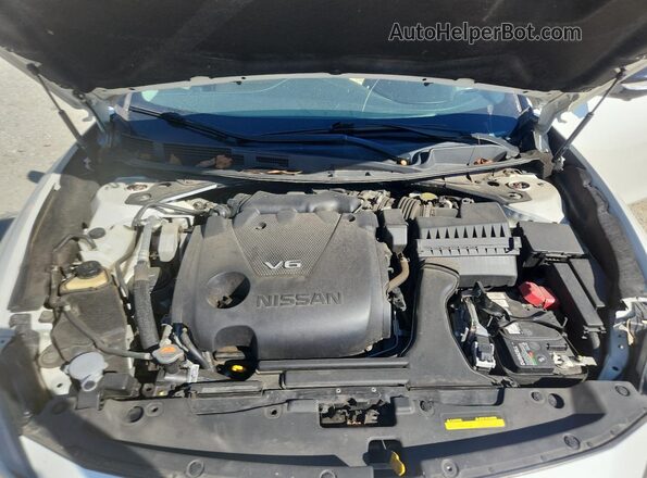 1N4AA6FV9LC377975 2020 NISSAN MAXIMA PLATINUM Белый Вид задней части салона
