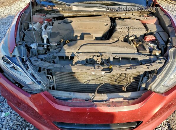 1N4AL3AP3HC122702 2017 NISSAN ALTIMA Red Widok wnętrza z tyłu