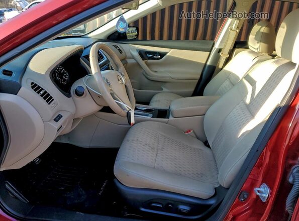 1N4AL3AP3HC122702 2017 NISSAN ALTIMA Red Widok wnętrza z przodu
