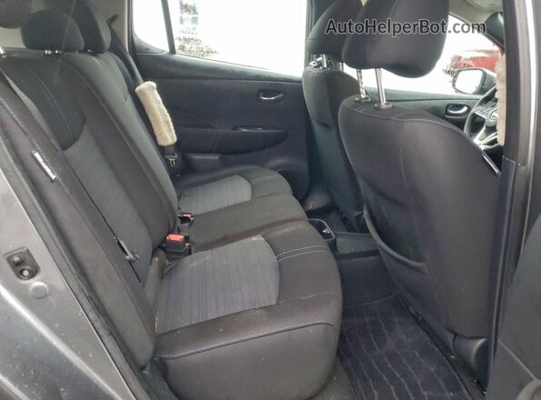 1N4AZ1BV1PC551481 2023 NISSAN LEAF Gray Widok wnętrza z tyłu