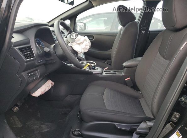 1N4AZ1BV1SC559573 2025 NISSAN LEAF Black Вид салону спереду