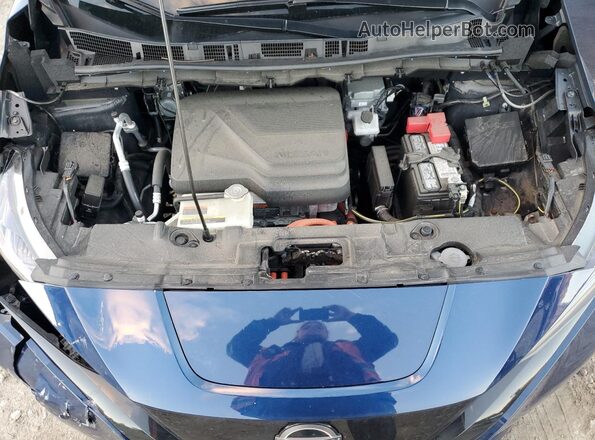 1N4AZ1BV8PC554071 2023 NISSAN LEAF Синий Вид подкапотного пространства