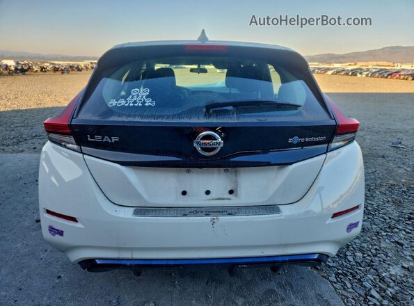 1N4AZ1CP7KC304684 2019 NISSAN LEAF Белый Вид сзади