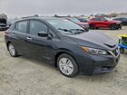 2019 Nissan Leaf S Черный vin: 1N4AZ1CP7KC319377