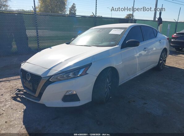 1N4BL4CV0MN404641 2021 NISSAN ALTIMA White წინა მარცხენა ხედი სამი მეოთხედიდან