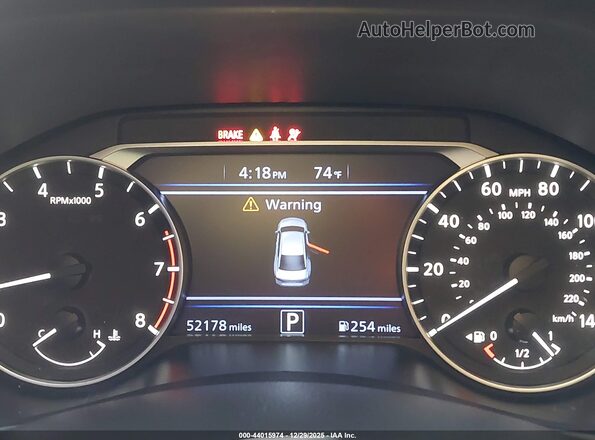 1N4BL4CV1NN330096 2022 NISSAN ALTIMA Белый Вид задних сидений