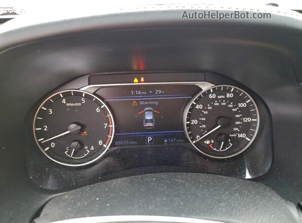 1N4BL4CW8LC254880 2020 NISSAN ALTIMA Blue Vista del cuadro de instrumentos