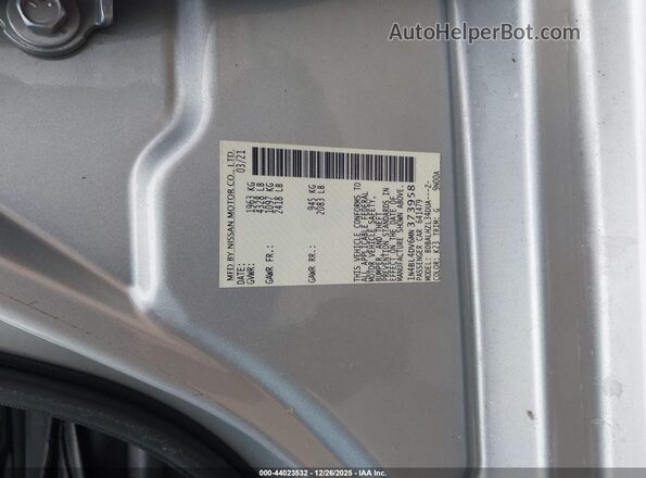 1N4BL4DV6MN373958 2021 NISSAN ALTIMA Silver Widok komory silnika