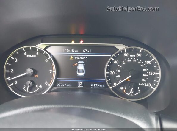 1N4BL4DVXKC100367 2019 NISSAN ALTIMA Black Vista de los asientos traseros