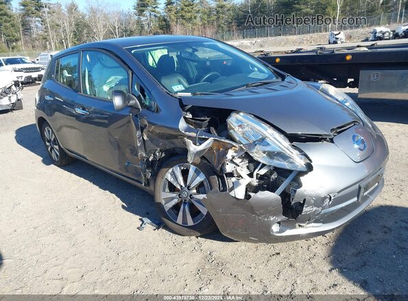 1N4BZ0CP3GC311671 2016 NISSAN LEAF Gray Przód prawy
