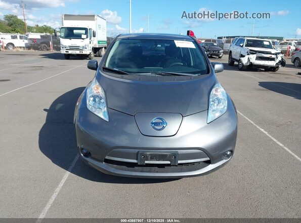 1N4BZ0CP3HC301725 2017 NISSAN LEAF Серый Вид спереди