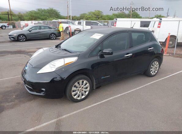1N4BZ0CP3HC308156 2017 NISSAN LEAF Черный Передняя левая четверть