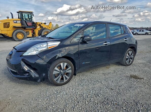 1N4BZ0CP5GC314104 2016 NISSAN LEAF Черный Передняя левая четверть