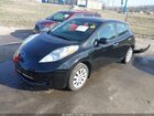 2017 Nissan Leaf S Черный vin: 1N4BZ0CP5HC308918