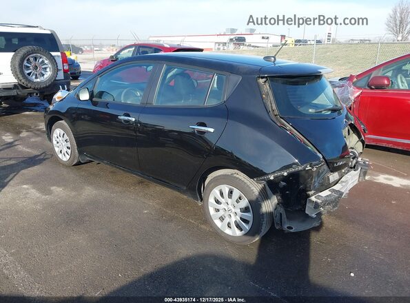 1N4BZ0CP5HC308918 2017 NISSAN LEAF Черный Задняя левая четверть