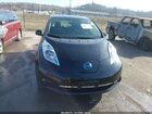 2017 Nissan Leaf S Черный vin: 1N4BZ0CP5HC308918