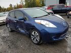 2016 Nissan Leaf Sv Синий vin: 1N4BZ0CP6GC304830