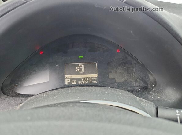 1N4BZ0CP6GC307744 2016 NISSAN LEAF Gray Вид щитка приладів
