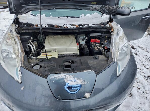 1N4BZ0CP6GC307744 2016 NISSAN LEAF Gray Вид задньої частини салону