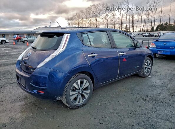 1N4BZ0CP6GC307985 2016 NISSAN LEAF Blue Tył prawy