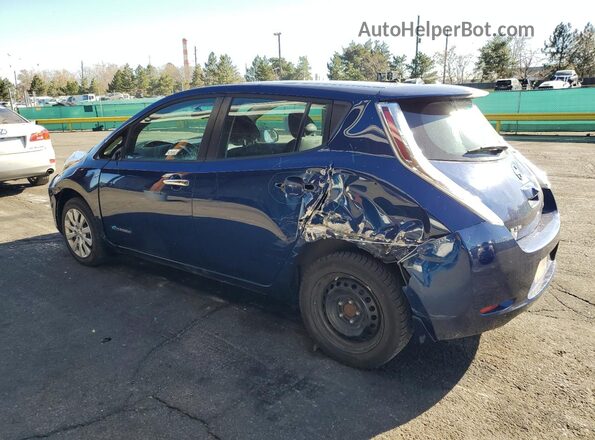 1N4BZ0CP7GC314380 2016 NISSAN LEAF Blue Tył lewy