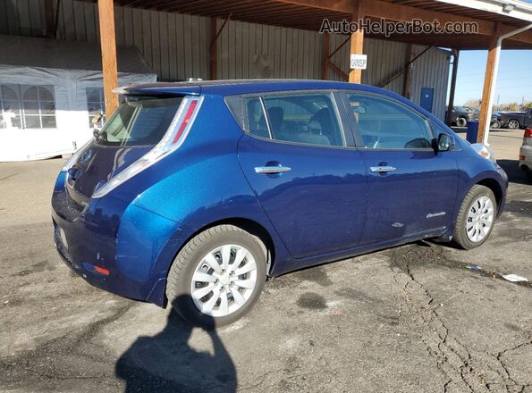 1N4BZ0CP7GC314380 2016 NISSAN LEAF Blue Tył prawy