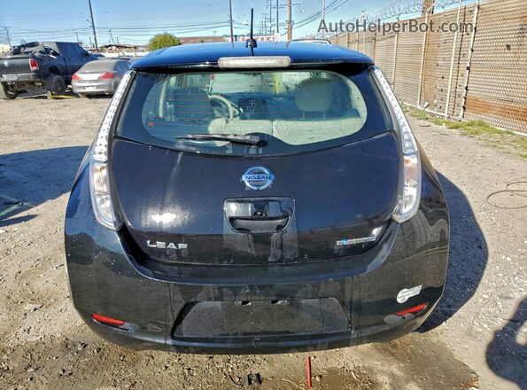 1N4BZ0CP8GC300925 2016 NISSAN LEAF Черный Вид сзади
