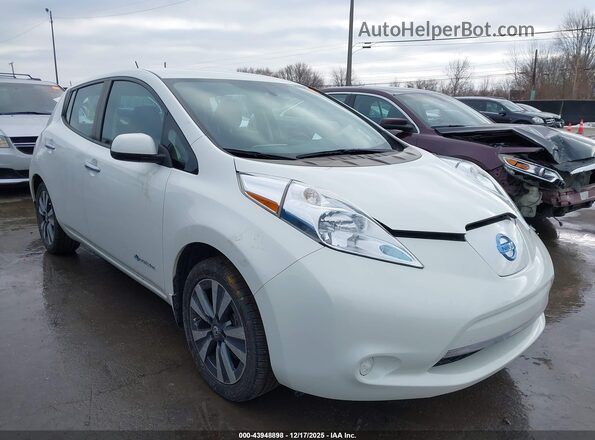 1N4BZ0CP8GC314453 2016 NISSAN LEAF Белый Передняя правая четверть