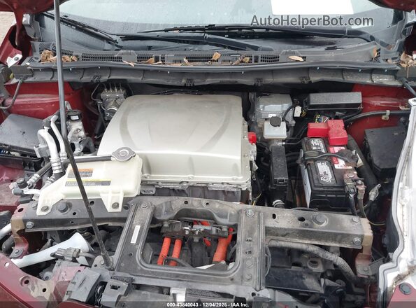 1N4BZ0CP9GC309035 2016 NISSAN LEAF Бордовый Вид сзади