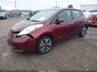 2016 Nissan Leaf Sv Бордовый vin: 1N4BZ0CP9GC309035