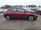 2016 Nissan Leaf Sv Бордовый vin: 1N4BZ0CP9GC309035