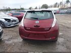 2016 Nissan Leaf Sv Бордовый vin: 1N4BZ0CP9GC309035