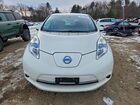 2016 Nissan Leaf Sv White vin: 1N4BZ0CPXGC303941